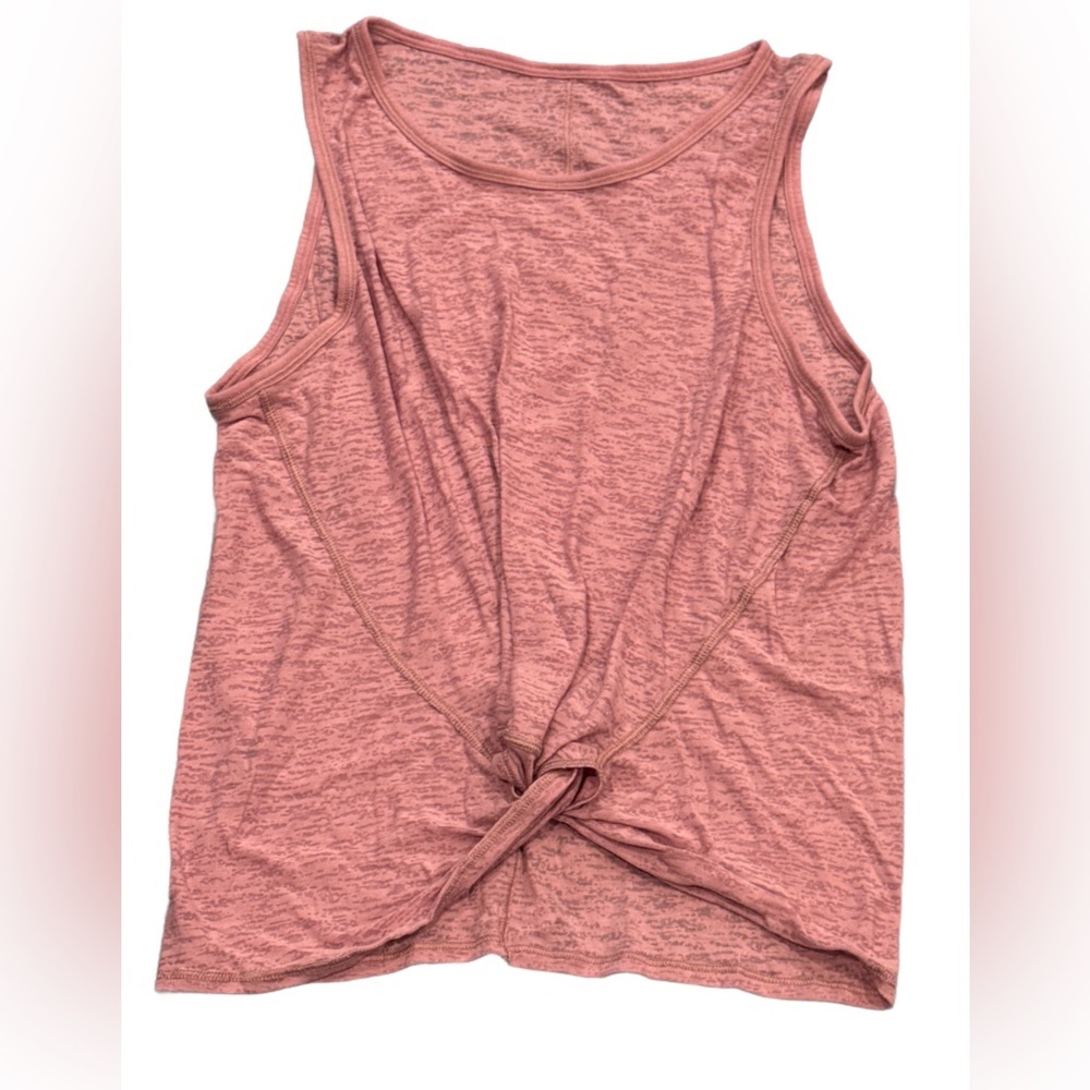 Lululemon Twist Front Knot Tank 4 Pink Purple
